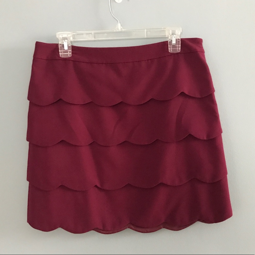 🎉SALE😍 LOFT Ruffled Skirt, worn once